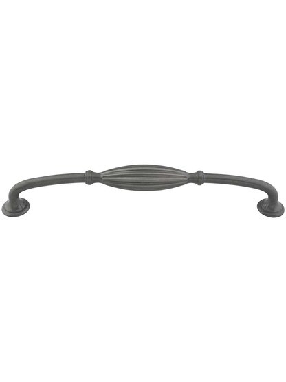 Tuscany Cabinet Pull - 8 13/16 inch Center-to-Center in Pewter Light.